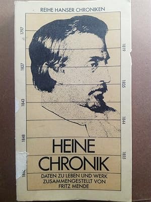 Bild des Verkäufers für Heine Chronik. Daten zu Leben und Werk. zum Verkauf von Versandantiquariat Jena