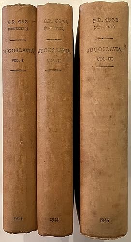 Jugoslavia (Geographical handbook series) [3 volume set]