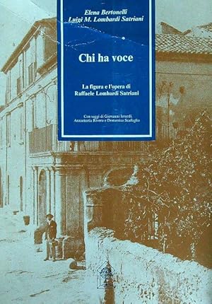 Seller image for Chi ha voce for sale by Librodifaccia