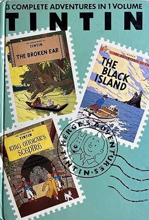 Seller image for The Adventures of Tintin, Vol. 2. 3 Abenteuer in 1 Band. "The Broken Ear", "The Black Island"and "King Ottokar`s Sceptre" (Tintin Three-in-one Volumes). for sale by Antiquariat J. Hnteler