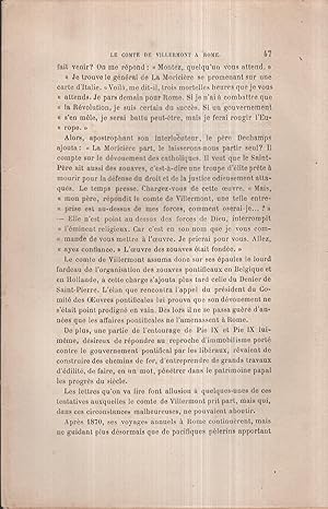 Seller image for Le Comte de Villermont  Rome for sale by PRISCA