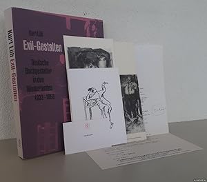 Seller image for Exil-Gestalten: deutsche Buchgestalter in den Niederlanden 1932-1950 *with 2 SIGNED postcards* for sale by Klondyke