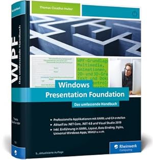 Immagine del venditore per Windows Presentation Foundation: Das umfassende Handbuch zur WPF, aktuell zu .NET Core 3.0, NET 4.8 und Visual Studio 2019 : Das umfassende Handbuch venduto da AHA-BUCH GmbH