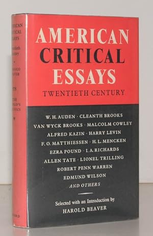 American Critical Essays. Twentieth Century. Selected with an Introduction by Harold Beaver. FIRS...