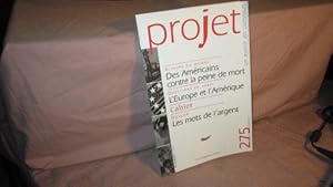 Imagen del vendedor de Projet n275 septembre 2003 l''argent a la venta por JLG_livres anciens et modernes