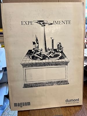 magnum Zeitschrift für das Moderne Leben Heft 47 April 1963 Experimente.