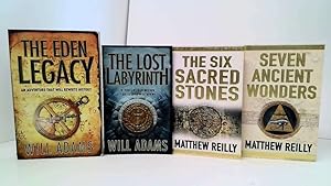 Bild des Verkufers fr Mystery Adventure Bundle Will Adams & Matthew Reilly - Archeology Themes, Eden Legacy, Lost Labyrinth, Six Sacred Stones, Seven Ancient Wonders zum Verkauf von Goldstone Rare Books