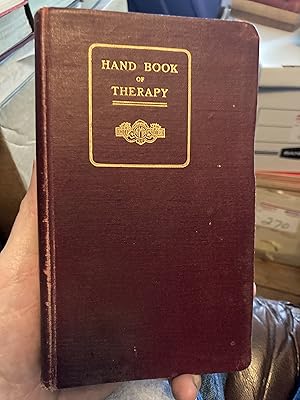 Seller image for handbook of therapy for sale by A.C. Daniel's Collectable Books