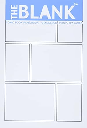 Imagen del vendedor de The Blank Comic Book Panelbook - Staggered, 7"x10", 127 Pages a la venta por ZBK Books