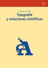 Imagen del vendedor de Tipografa y notaciones cientficas a la venta por AG Library