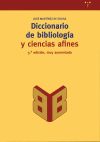 Imagen del vendedor de Diccionario de bibliologa y ciencias afines a la venta por AG Library