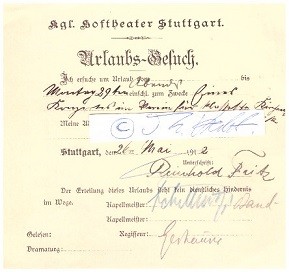 Immagine del venditore per MAX VON SCHILLINGS (Max Schillings, 1868-1933) deutscher Komponist, Dirigent, Generalmusikdirektor, Theaterintendant venduto da Herbst-Auktionen