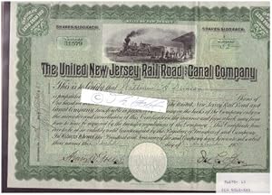 Seller image for THE UNITED NEW JERSEY RAILROAD AND CANAL COMPANY 1907 for sale by Herbst-Auktionen