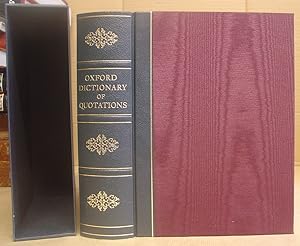 The Oxford Dictionary Of Quotations - 6th Edition