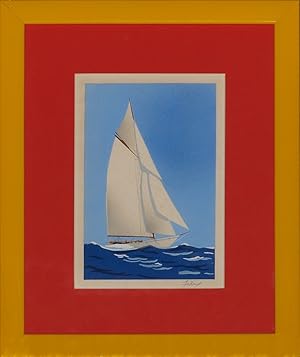 Sailboat Gouache