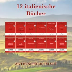 Bild des Verkufers fr 12 italienische Bcher (Bcher +12 Audio-CDs) - Lesemethode von Ilya Frank, m. 12 Audio-CD, m. 12 Audio, m. 12 Audio, 12 Teile : Ungekrzter Originaltext - Italienisch durch Spa am Lesen lernen, auffrischen und perfektionieren zum Verkauf von AHA-BUCH GmbH