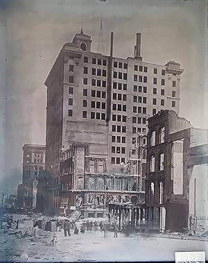 San Francisco Earthquake Photos--16 Glass Plate Negatives Attributed to George Fiske