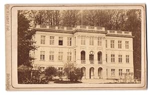 Fotografie Chr. Wismer, Helsingör, Ansicht Helsingör, Frontansicht des Schloss Marienlyst