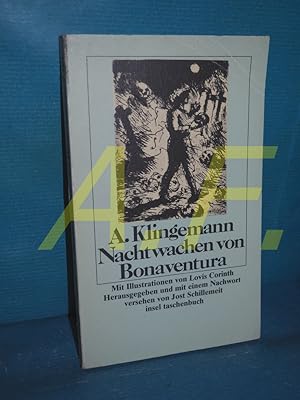 Seller image for Nachtwachen von, August Klingemann. Hrsg. und mit einem Nachw. vers. von Jost Schillemeit / Insel-Taschenbuch , 89 for sale by Antiquarische Fundgrube e.U.