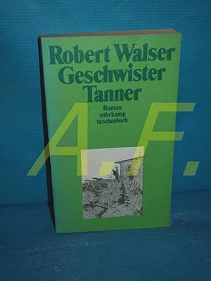 Bild des Verkufers fr Geschwister Tanner : Roman (Suhrkamp-Taschenbuch 917) zum Verkauf von Antiquarische Fundgrube e.U.