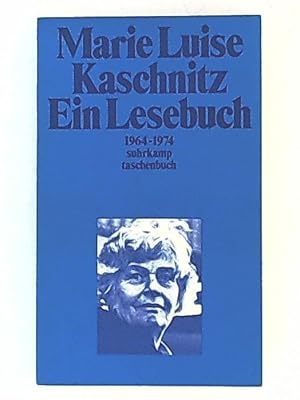 Bild des Verkufers fr Ein Lesebuch, 1964 - 1974 zum Verkauf von Leserstrahl  (Preise inkl. MwSt.)