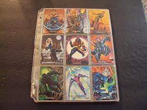 Complete 100 Card Set 1992 Marvel Masterpieces Cards Skybox