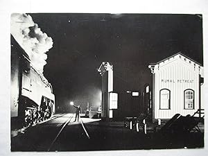 Immagine del venditore per O. Winston Link Ghost Trains Kathleen Ewing Gallery 1984 Exhibition invite postcard venduto da ANARTIST