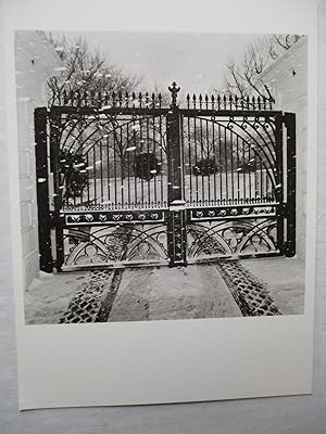 Seller image for Rosalind Solomon White House Gate 1978 artist postcard for sale by ANARTIST