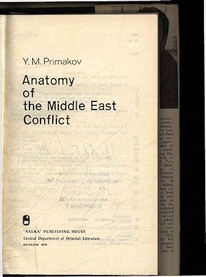 Seller image for Anatomy of the Middle East Conflict. for sale by Antiquariat Bookfarm