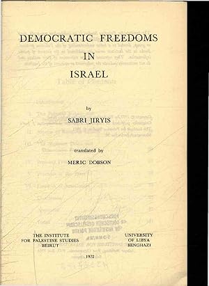 Seller image for Democratic Freedoms in Israel. for sale by Antiquariat Bookfarm