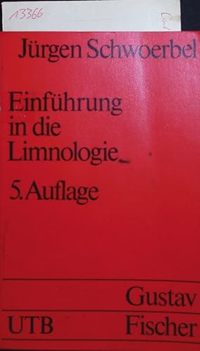 Seller image for Einfhrung in die Limnologie. Mit] 32 Tabellen. for sale by Antiquariat Bookfarm