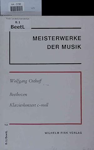 Immagine del venditore per Beethoven. Klavierkonzert c-moll. Meisterwerke der Musik venduto da Antiquariat Bookfarm