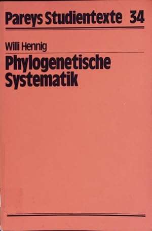 Seller image for Phylogenetische Systematik. for sale by Antiquariat Bookfarm