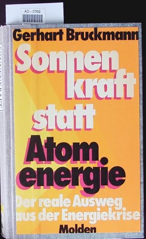 Bild des Verkufers fr Sonnenkraft statt Atomenergie. Der reale Ausweg aus der Energiekrise. zum Verkauf von Antiquariat Bookfarm