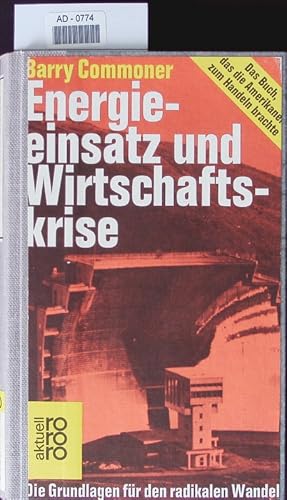 Bild des Verkufers fr Energieeinsatz und Wirtschaftskrise. zum Verkauf von Antiquariat Bookfarm