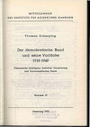 Seller image for Der demokratische Bund und seine Vorlufer 1939-1949. Nummer 49 for sale by Antiquariat Bookfarm