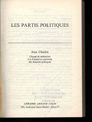 Bild des Verkufers fr Les partis politiques. zum Verkauf von Antiquariat Bookfarm