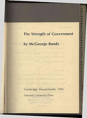 Seller image for The Strength of Government. for sale by Antiquariat Bookfarm