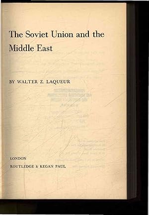 Imagen del vendedor de The Soviet Union and the Middle East. a la venta por Antiquariat Bookfarm