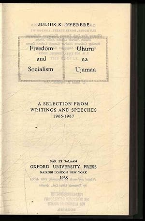 Bild des Verkufers fr Freedom and socialism. A selection from writings and speeches 1965-1967 zum Verkauf von Antiquariat Bookfarm
