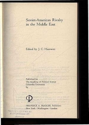 Seller image for Soviet-American Rivalry in the Middle East. for sale by Antiquariat Bookfarm