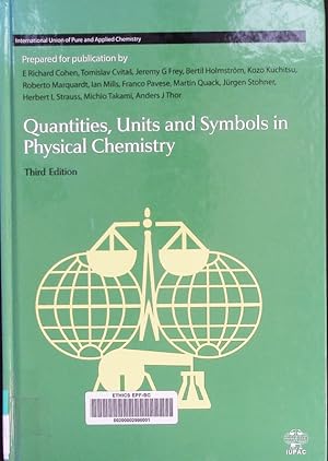 Image du vendeur pour Quantities, units and symbols in physical chemistry. mis en vente par Antiquariat Bookfarm