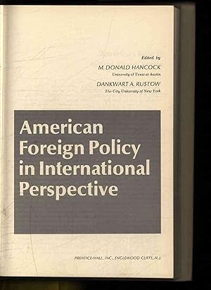 Bild des Verkufers fr American foreign policy in international perspective. zum Verkauf von Antiquariat Bookfarm