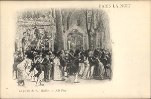 Seller image for Ansichtskarte / Postkarte Paris bei Nacht, der Bal Bullier Garden for sale by akpool GmbH
