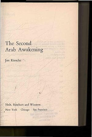 Bild des Verkäufers für The Second Arab Awakening. zum Verkauf von Antiquariat Bookfarm