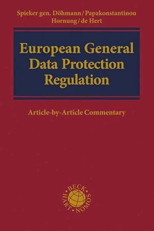 Bild des Verkufers fr European General Data Protection Regulation zum Verkauf von moluna