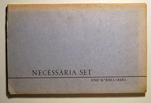 Seller image for NECESSRIA SET. POEMES - Barcelona 1970 for sale by Llibres del Mirall