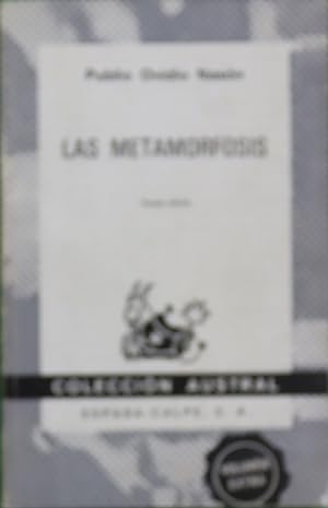 Imagen del vendedor de Las metamorfosis a la venta por Librería Alonso Quijano