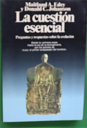 Seller image for La cuestin esencial preguntas y respuestas sobre la evolucin for sale by Librera Alonso Quijano