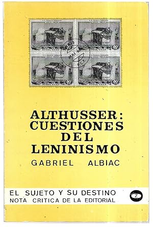 Althusser. Cuestiones del leninismo